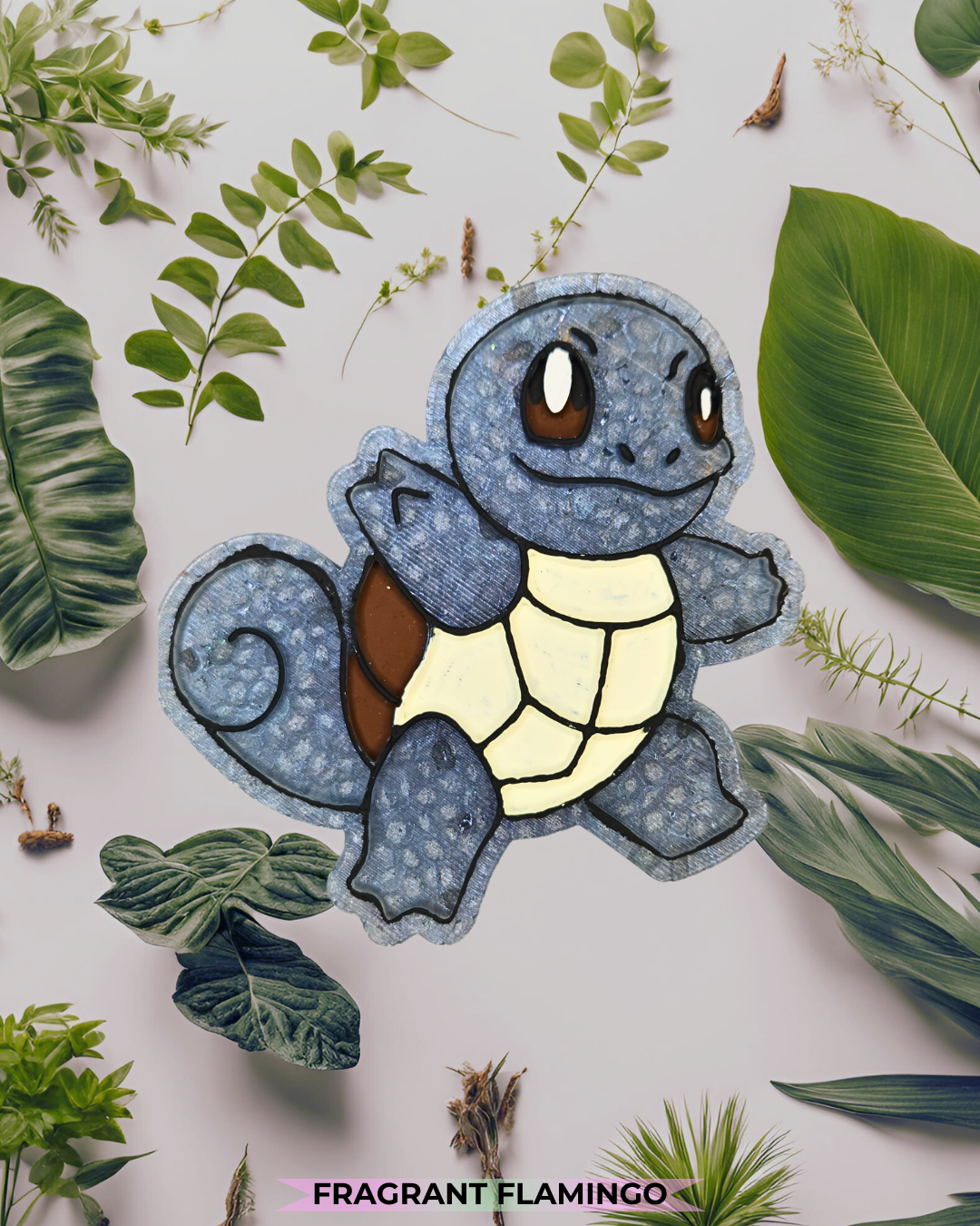 Freshie- Squirtle- Fragrant Flamingo Freshies