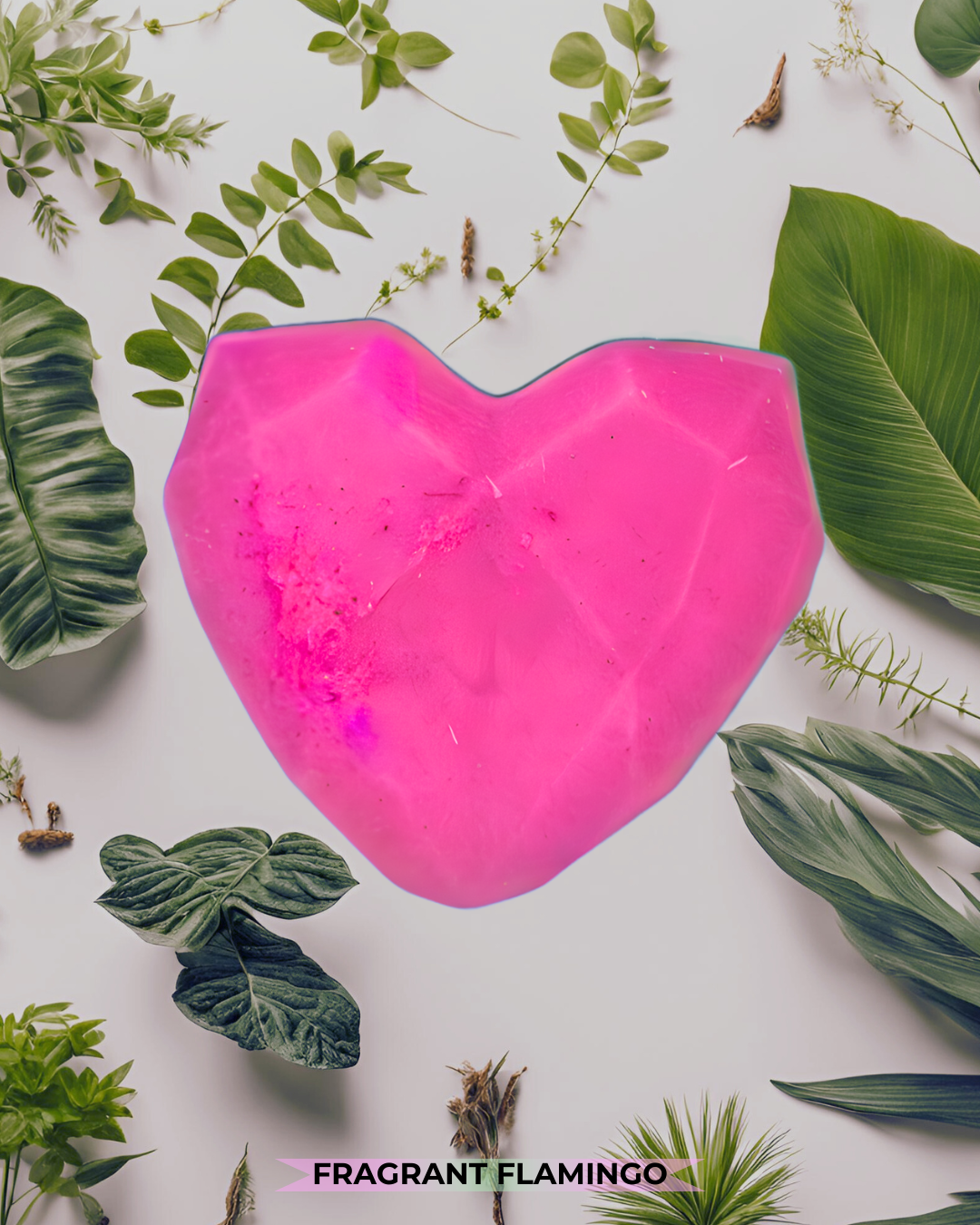 Wax Melts- Hearts- Fragrant Flamingo