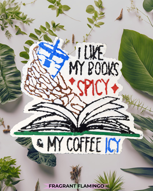 Freshie- Spicy Book- Fragrant Flamingo Freshies